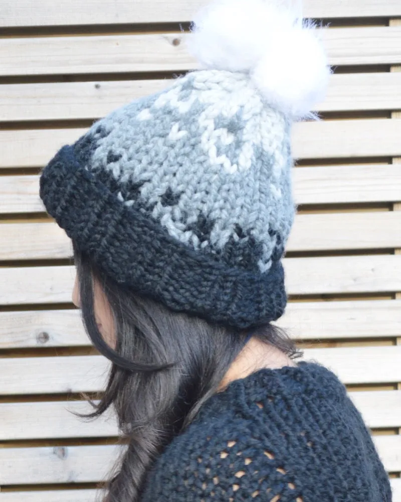 Good Ombré Beanie - Downloadable Chunky Knitting Pattern