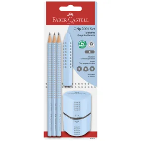 Grip Graphite Pencils & Accessories Set, Sky Blue - #580074