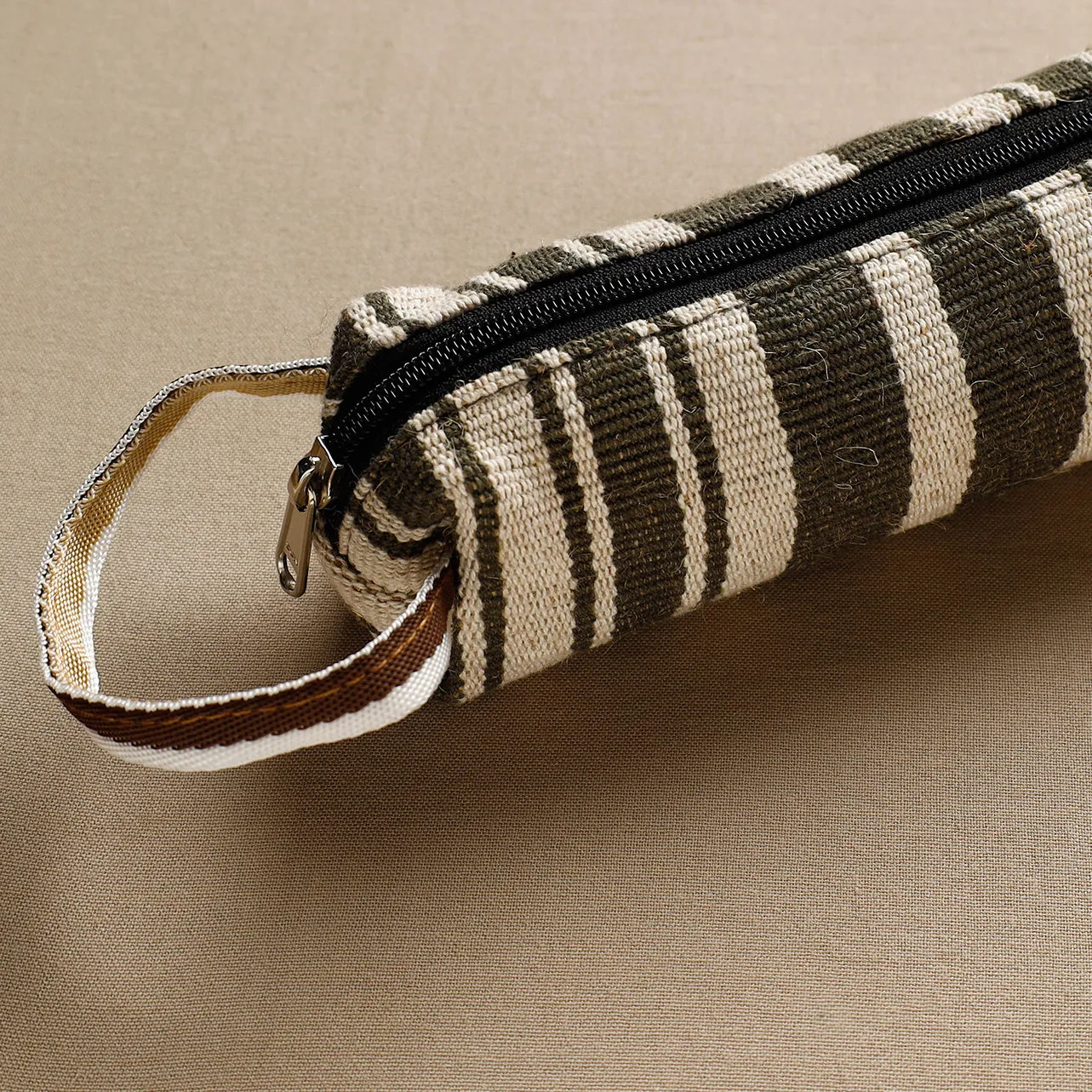 Handcrafted Jute Cotton Pencil Pouch