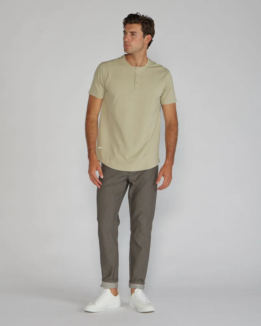 Henley Drop-Cut: LUX (Size L)