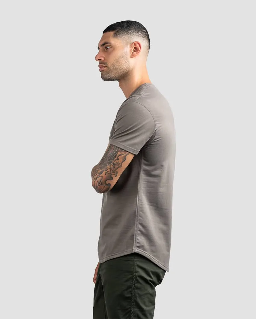 Henley Drop-Cut: LUX (Size L)