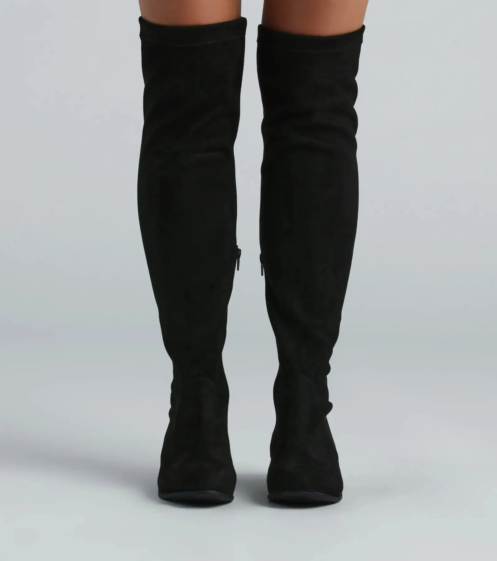 In Love Lace-Up Knee High Boots