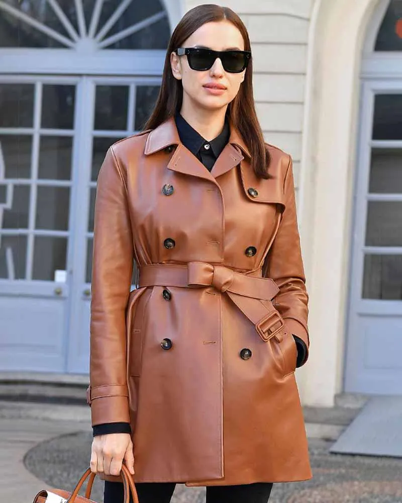 Irina Dapper Duet Premium Leather Coat