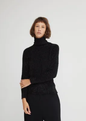 Lurex Turtleneck Sweater