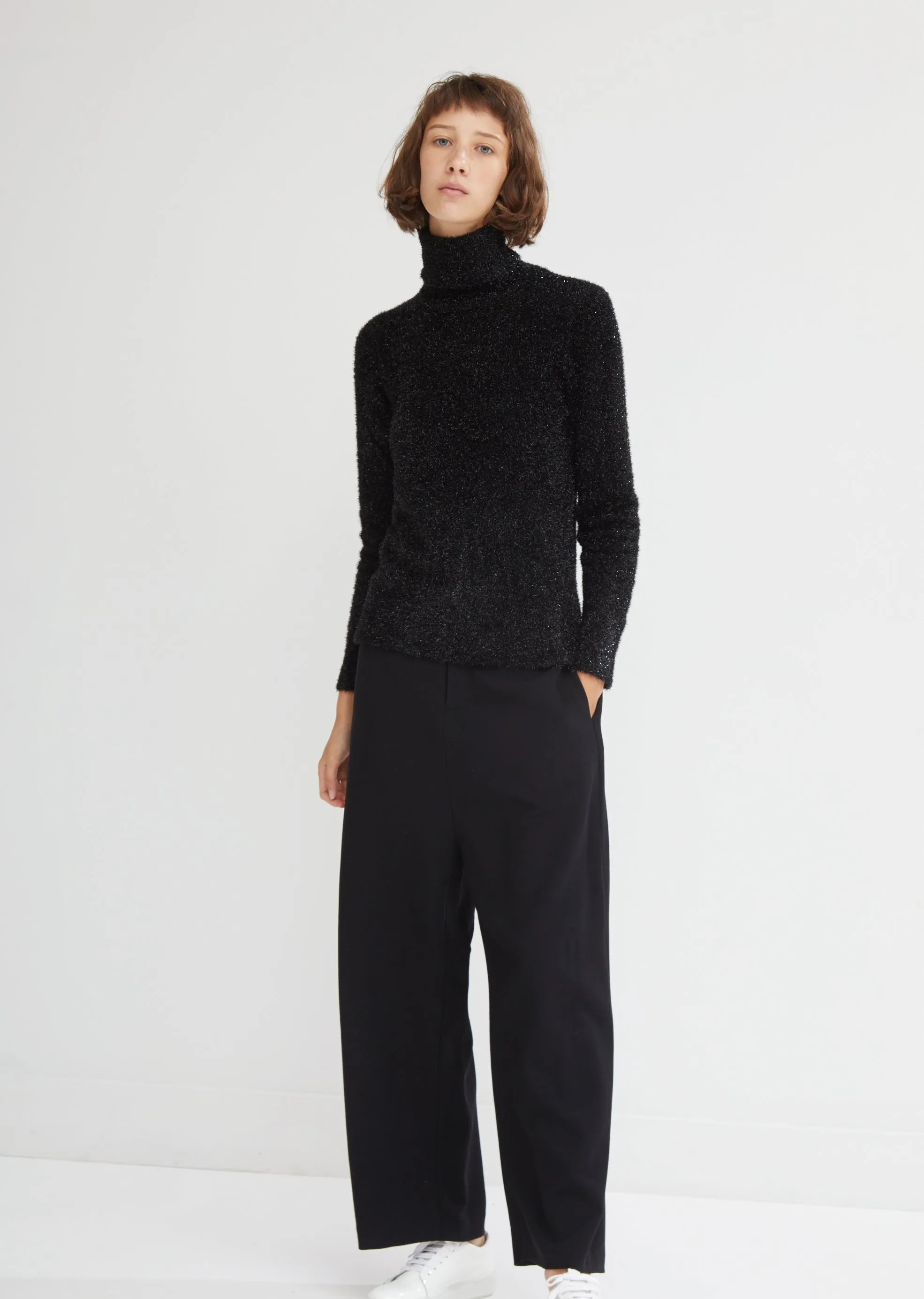 Lurex Turtleneck Sweater