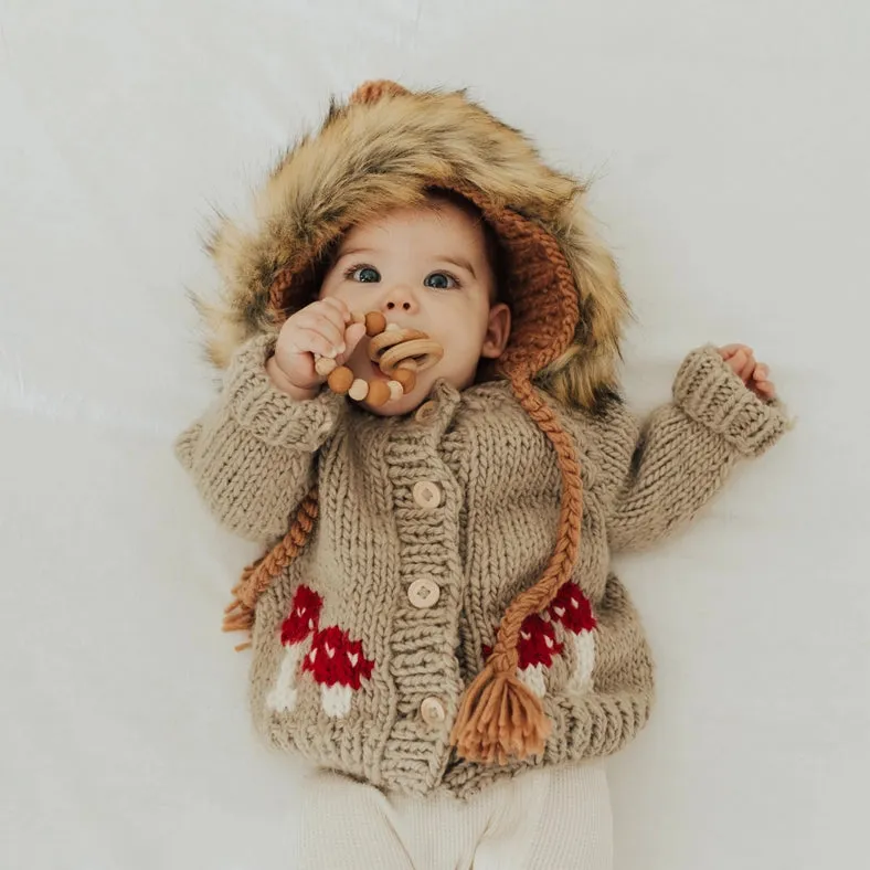 Mushroom Pebble Cardigan Sweater Baby & Toddler