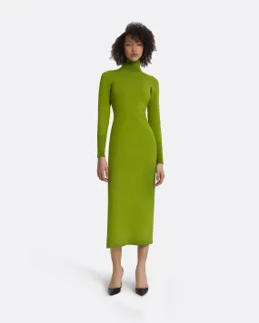 Myaree Olive Knit Midi Dress