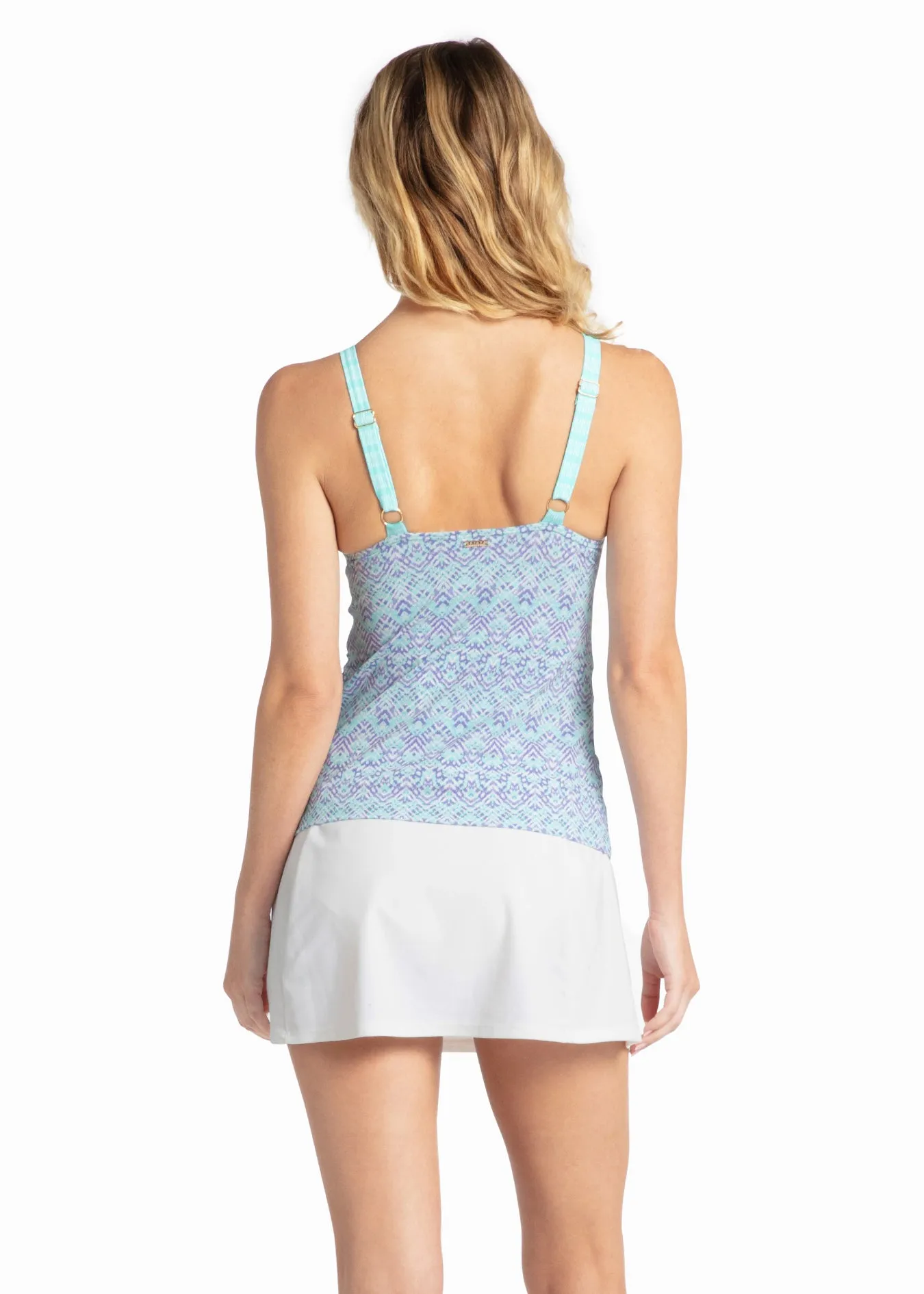 Naples Embroidered Tankini Top