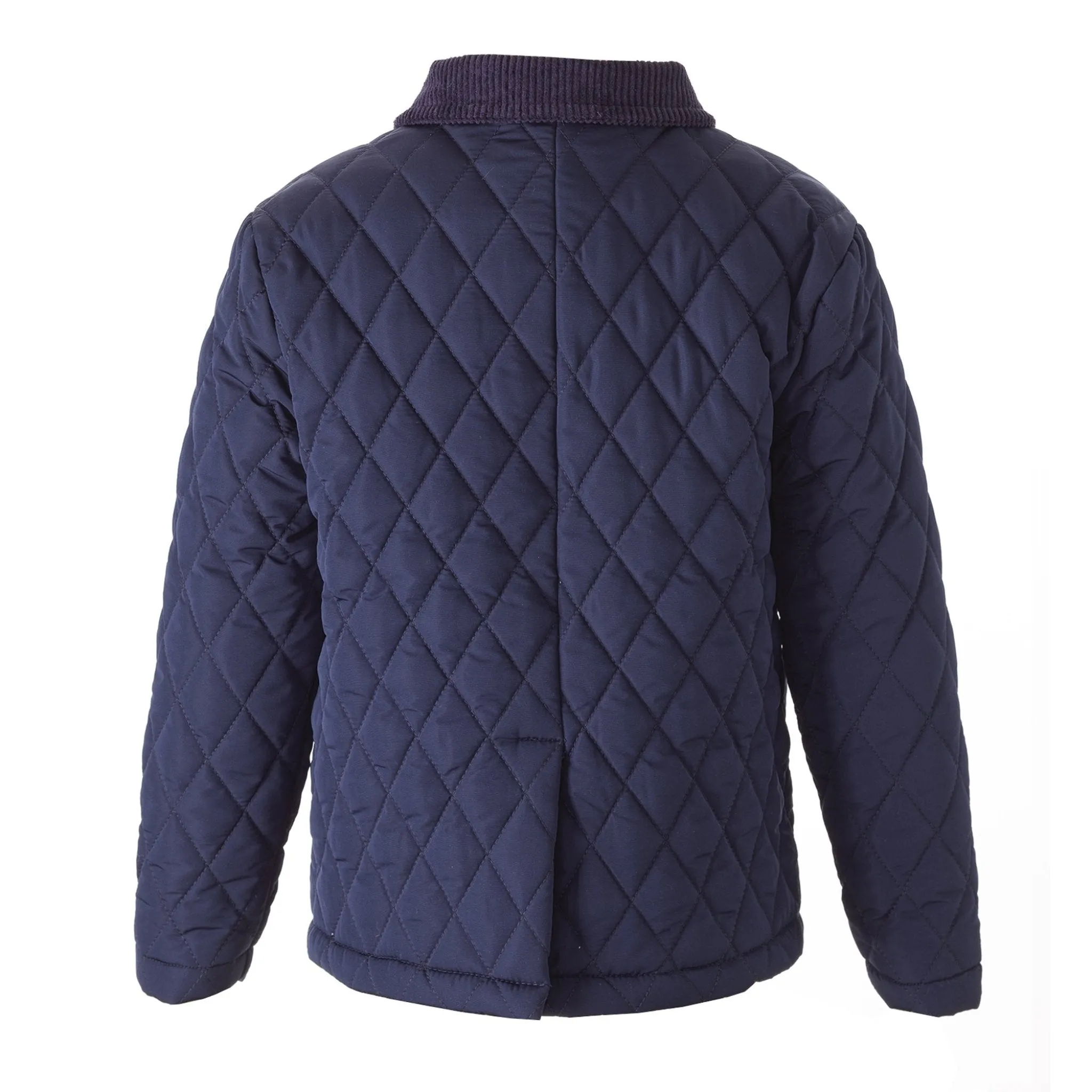 Navy Quilted Jacket