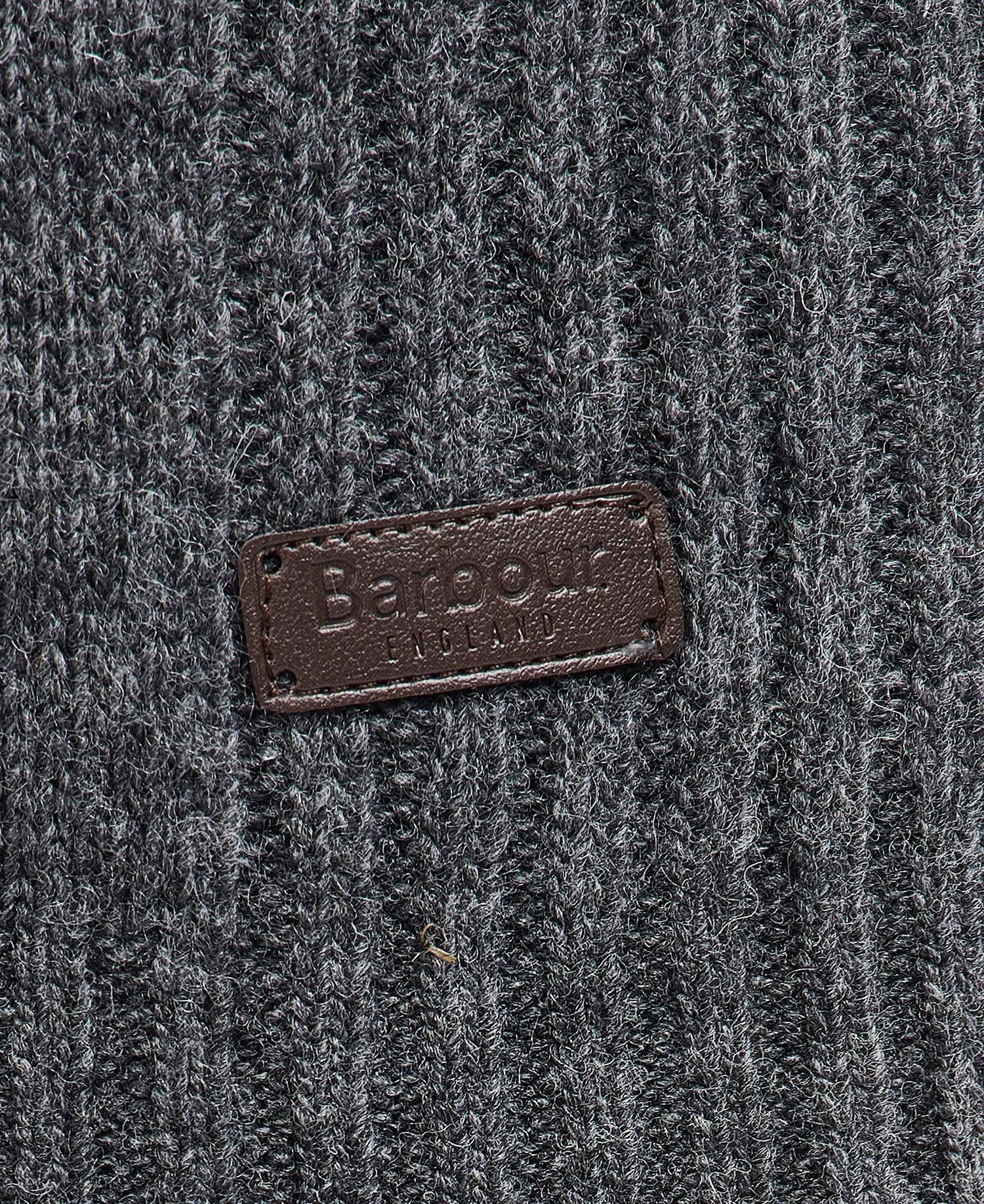 Nelson Essential Half-Zip Jumper in Storm Grey by Barbour