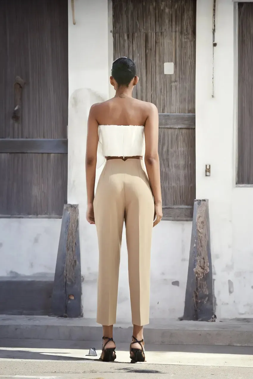 🎉New Product Launch💐–Tailored Pleat High Waist Pants（50%OFF🔥）