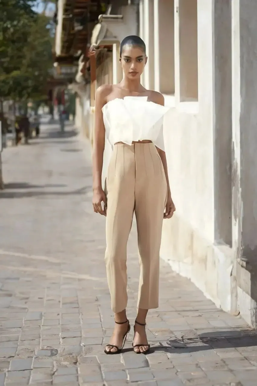 🎉New Product Launch💐–Tailored Pleat High Waist Pants（50%OFF🔥）