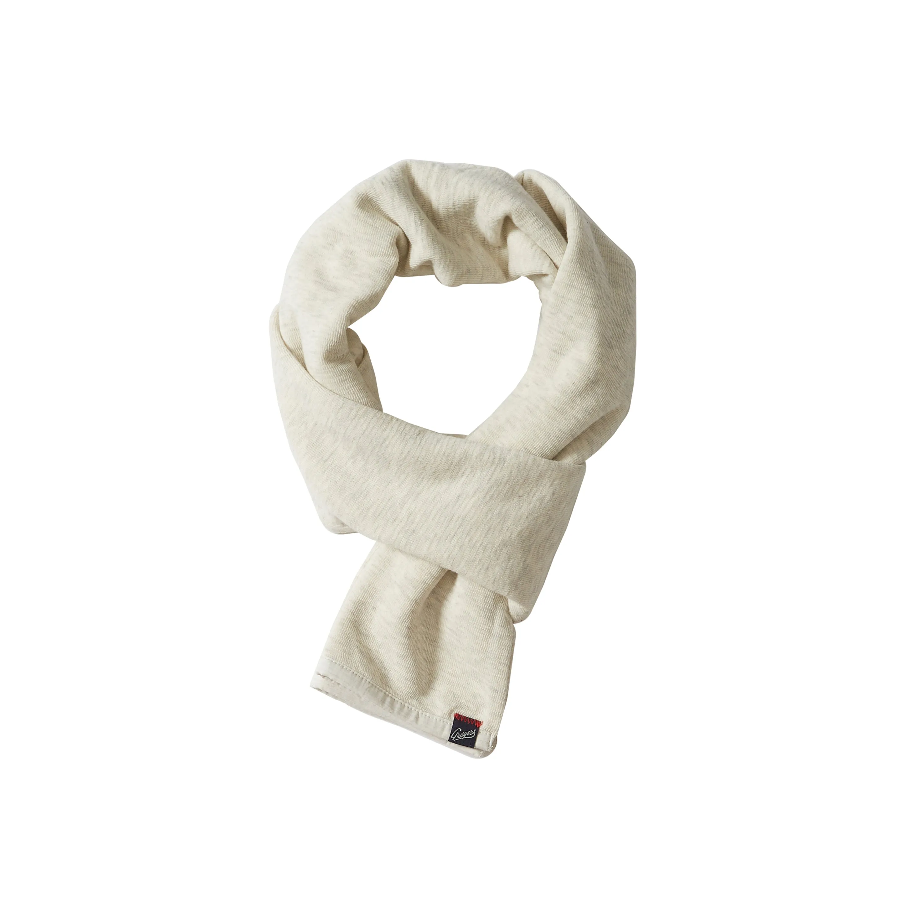 New Windsor Double Cloth Cotton Scarf - Oatmeal