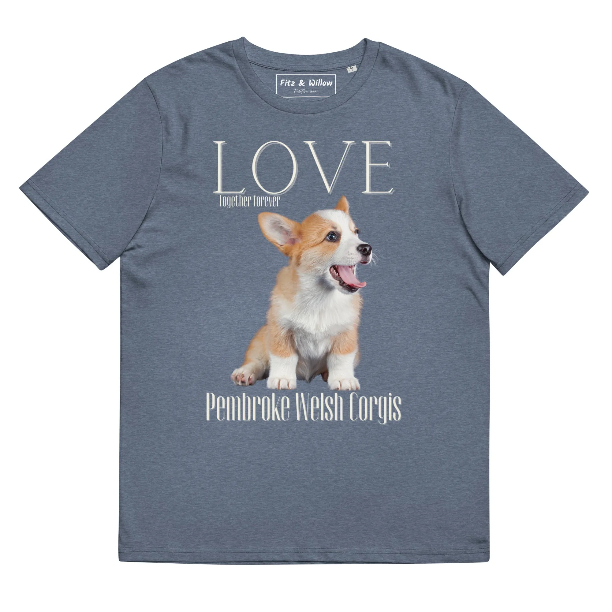 Pembroke Welsh Corgis lovers organic cotton t-shirt