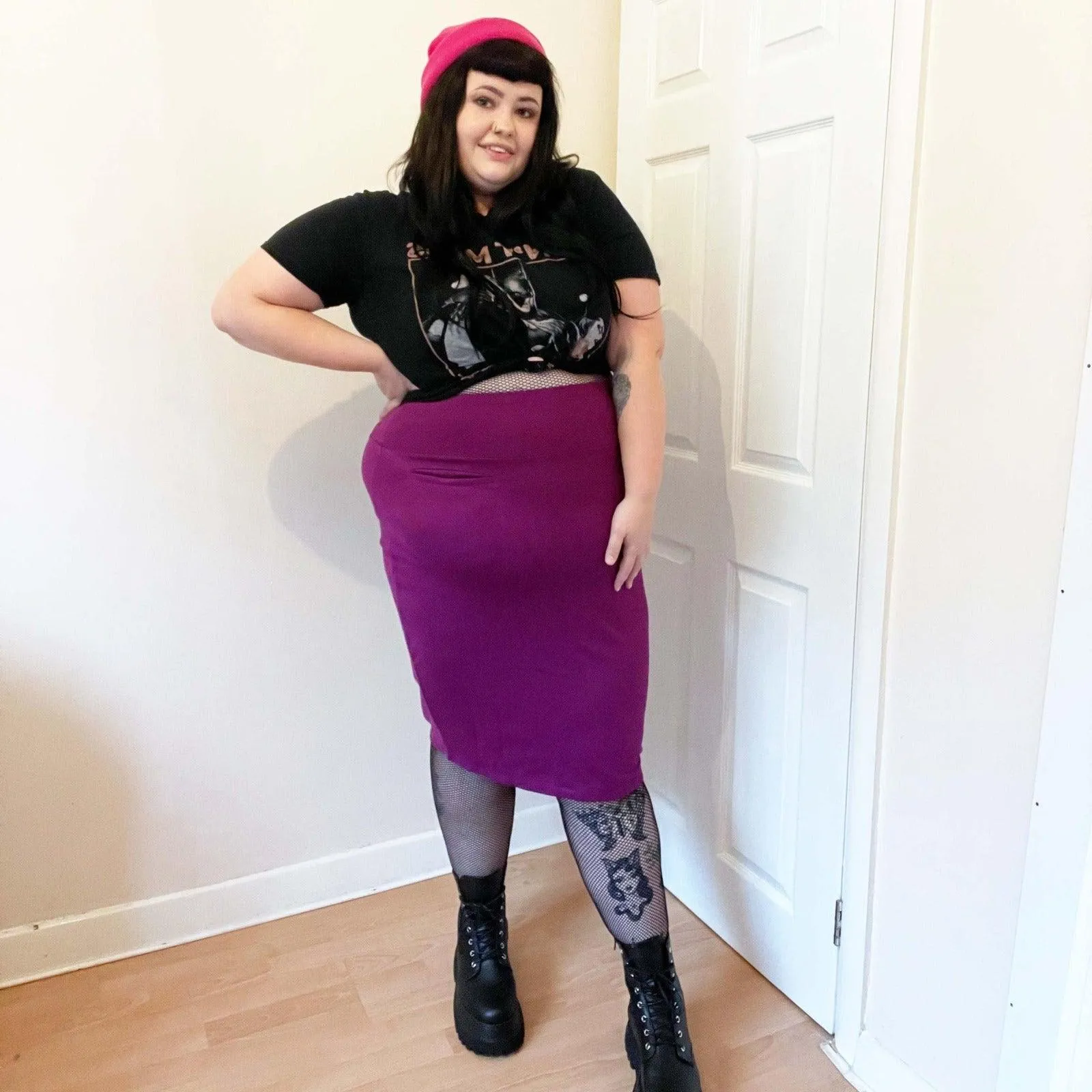 Pencil Skirt - Figgy Pudding