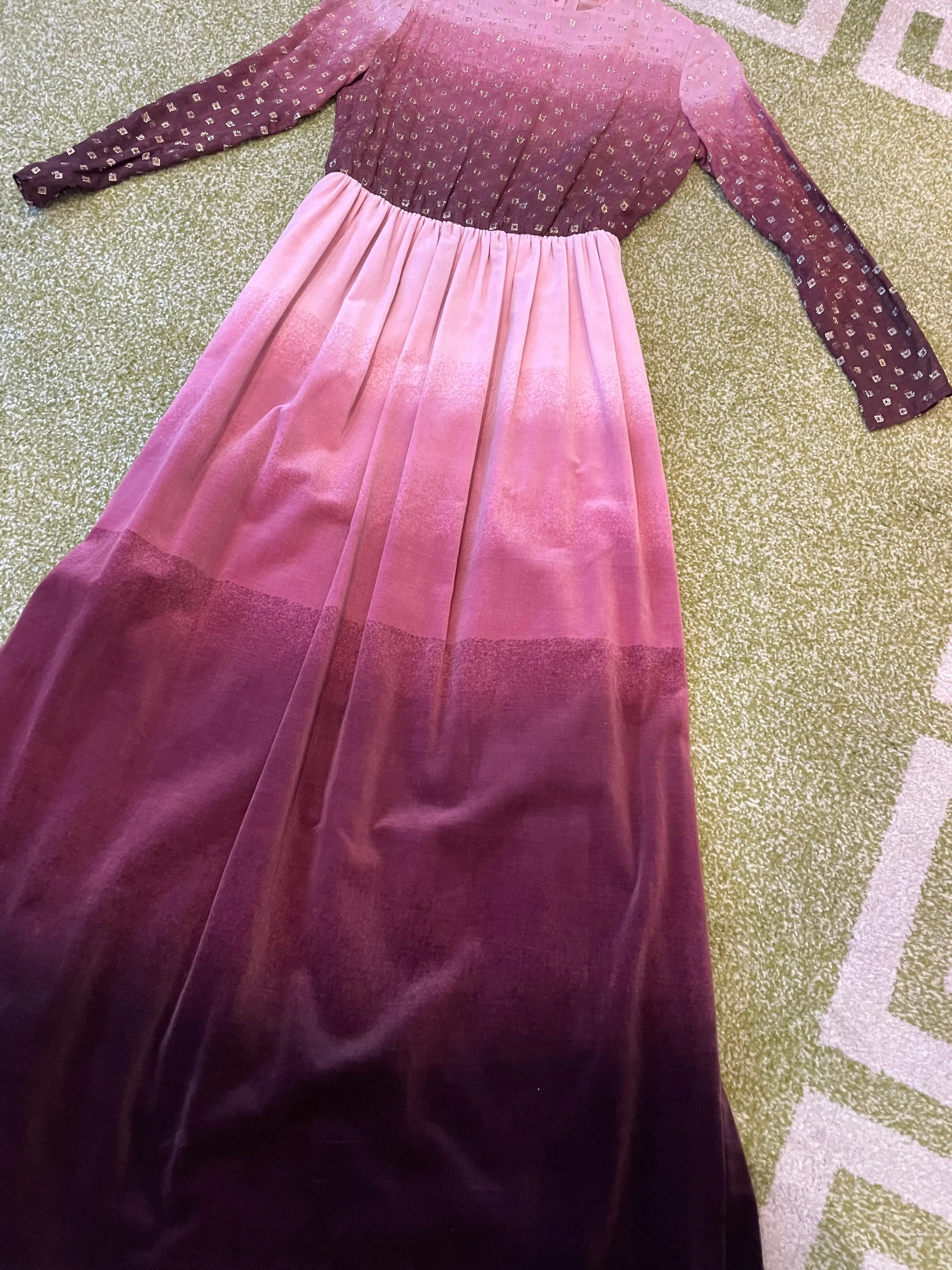 Plum Ombre Gown