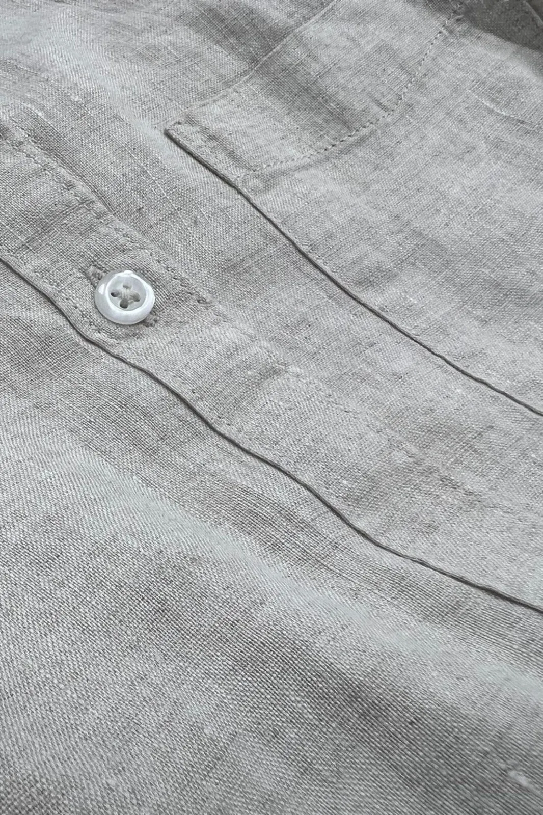 "Little Things" Island Linen Shirt