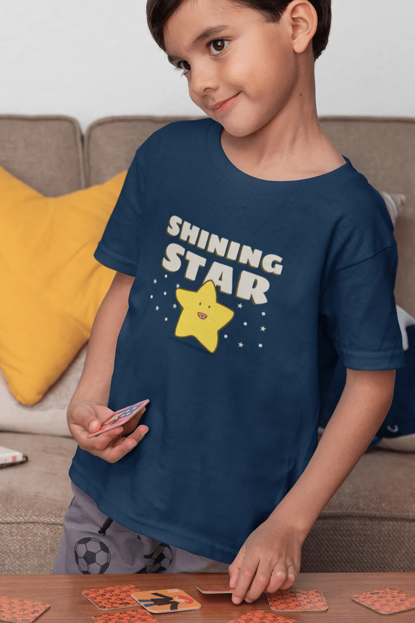 "SHINING STAR" KIDS HALF-SLEEVE T-SHIRT