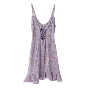 Reformation Frannie Dress Corset Floral Lilac Size 2