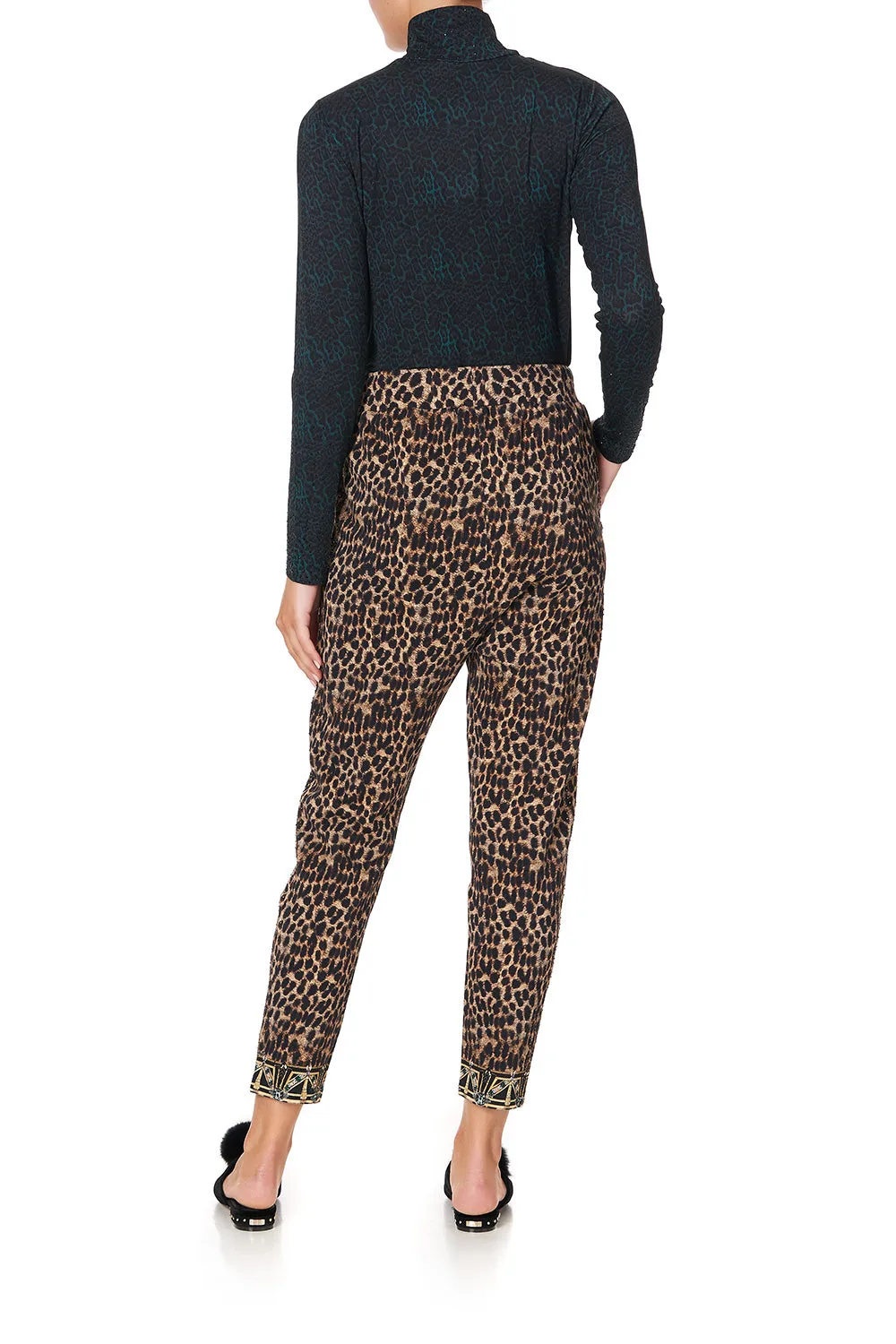 RIB WAIST RELAXED PANT FITZGERALDS FLAPPER