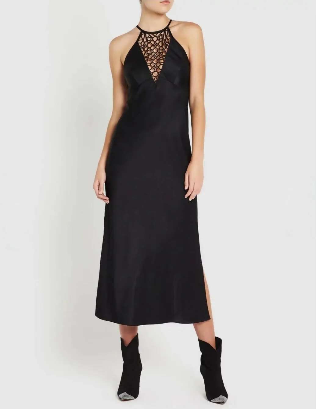 Sass and Bide Zdar Dress Black Size AU 8