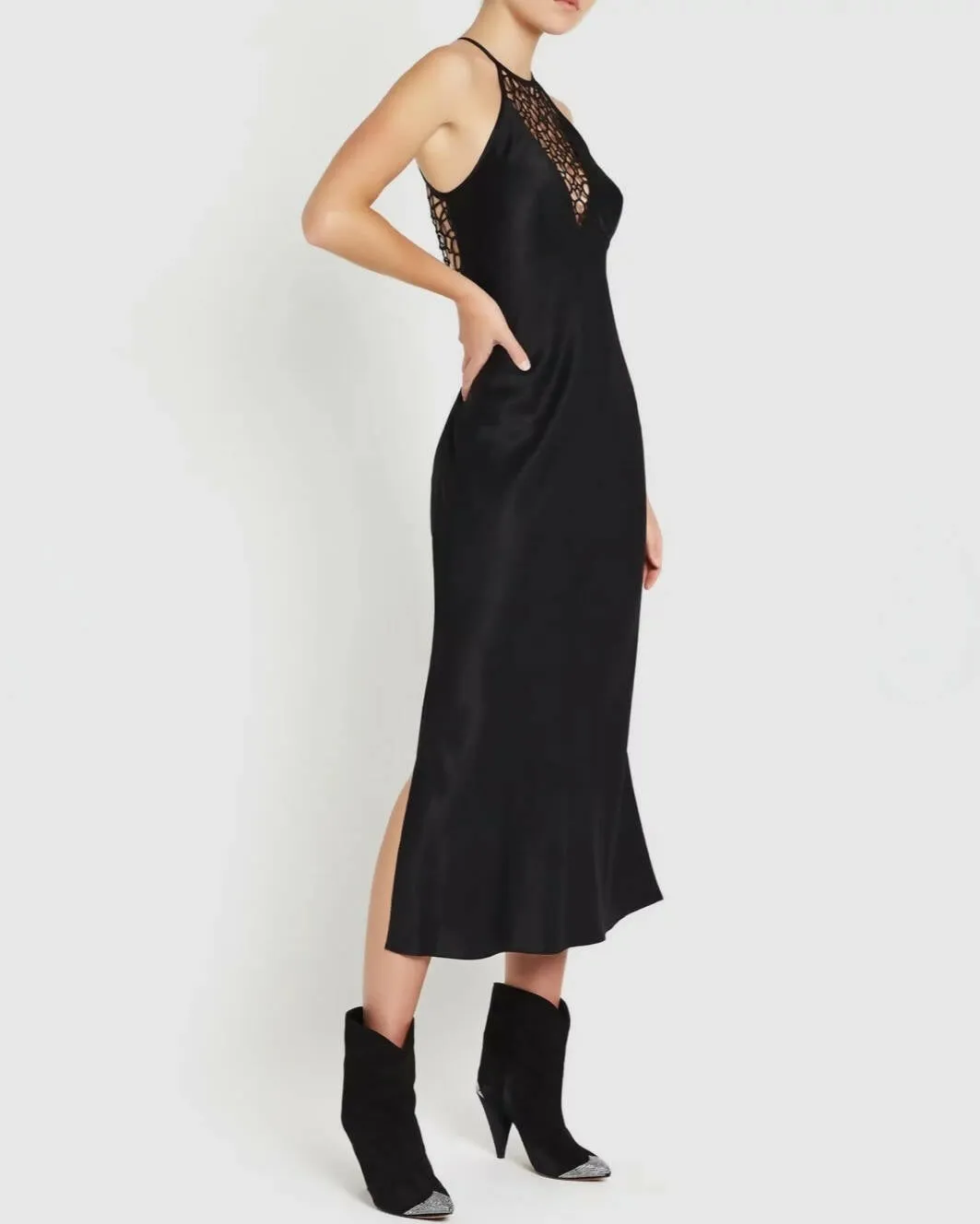 Sass and Bide Zdar Dress Black Size AU 8