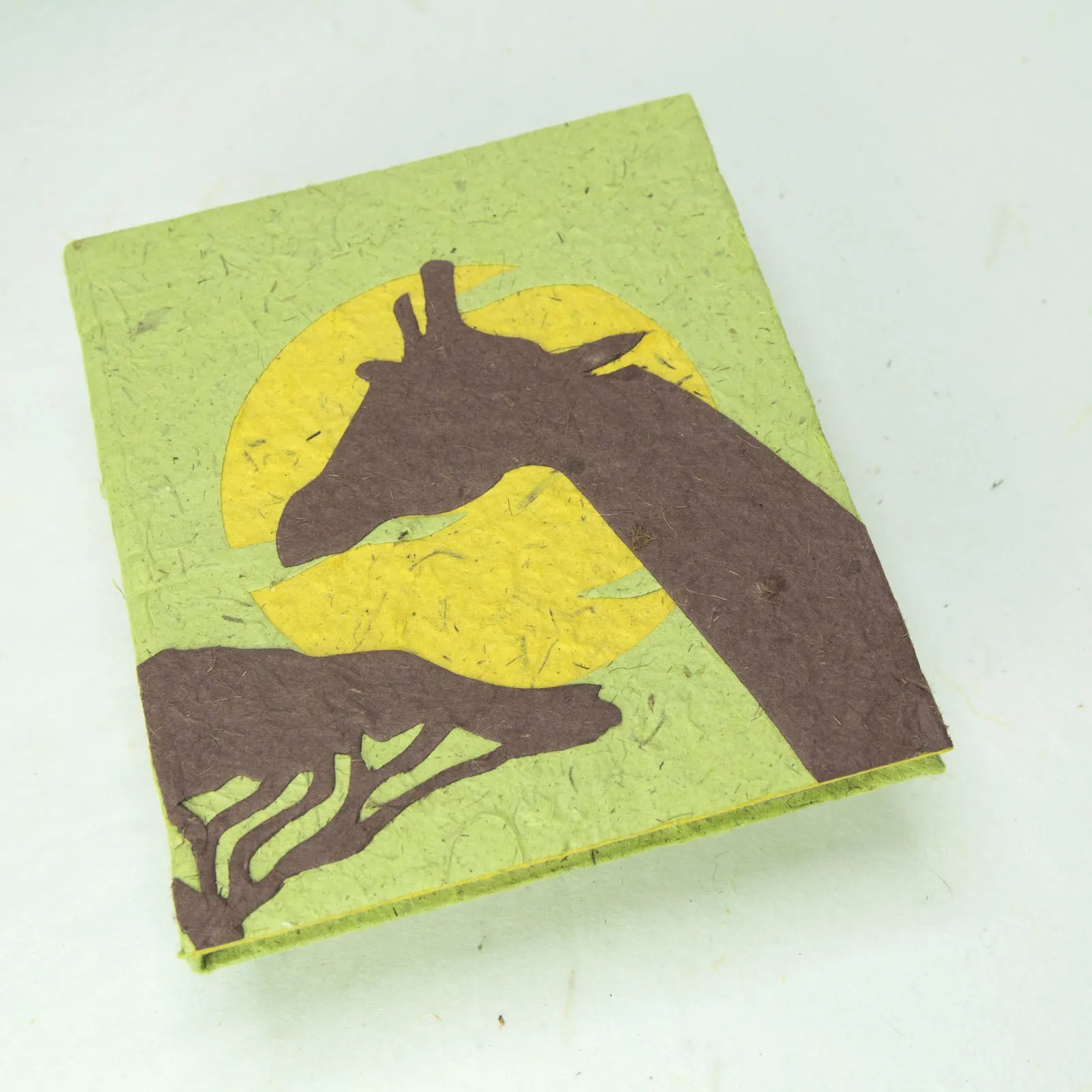 Savannah Sunset - Giraffe - Green - Eco-friendly Journal