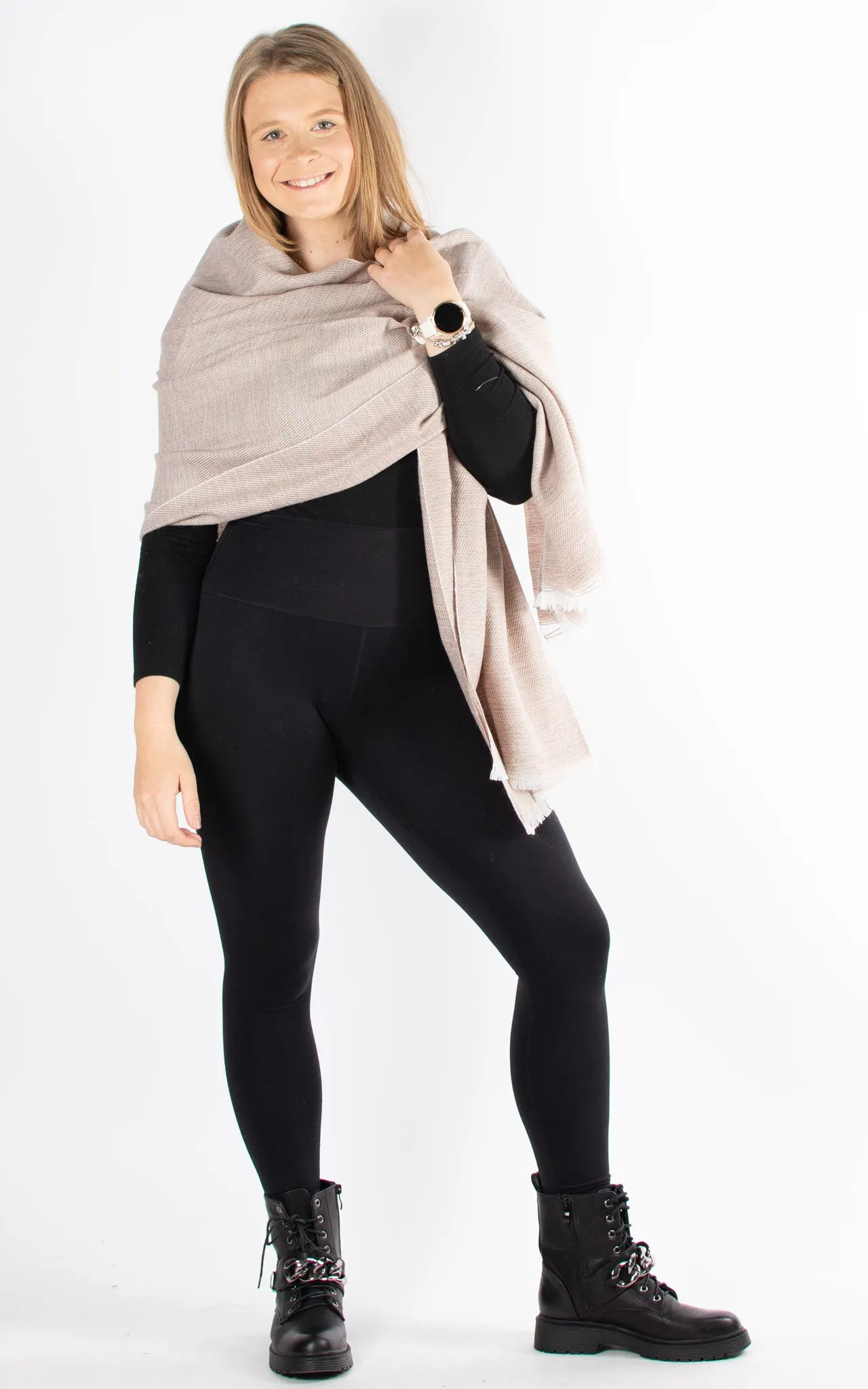 Scarf | Fine Knit | Pink