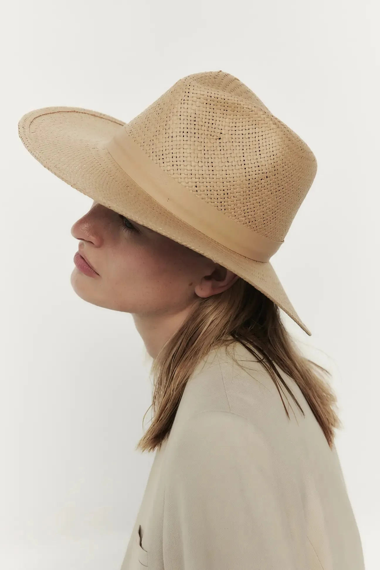 Simone Packable Fedora - Sand