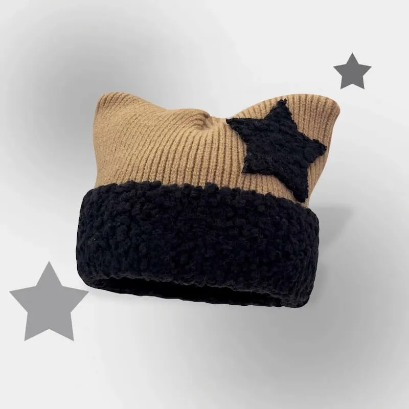 Star cat ears hat