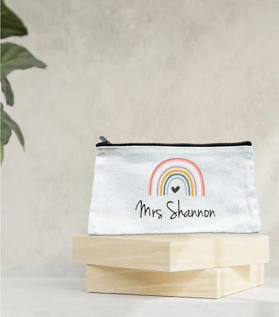 Teacher's Day Gift Pencil Case - Bohemian Rainbow