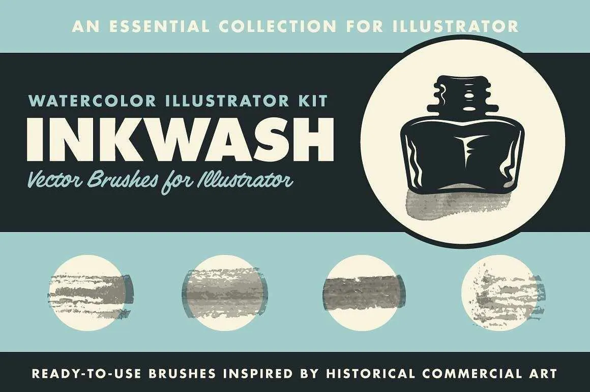 The Essential Illustrator Brush Bundle