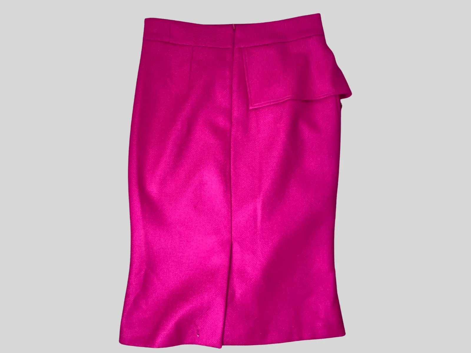 The Fold pink 100% wool pencil skirt size UK8/US4