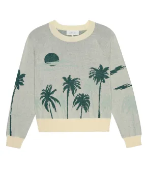 The Palm Pullover. -- Sea Green