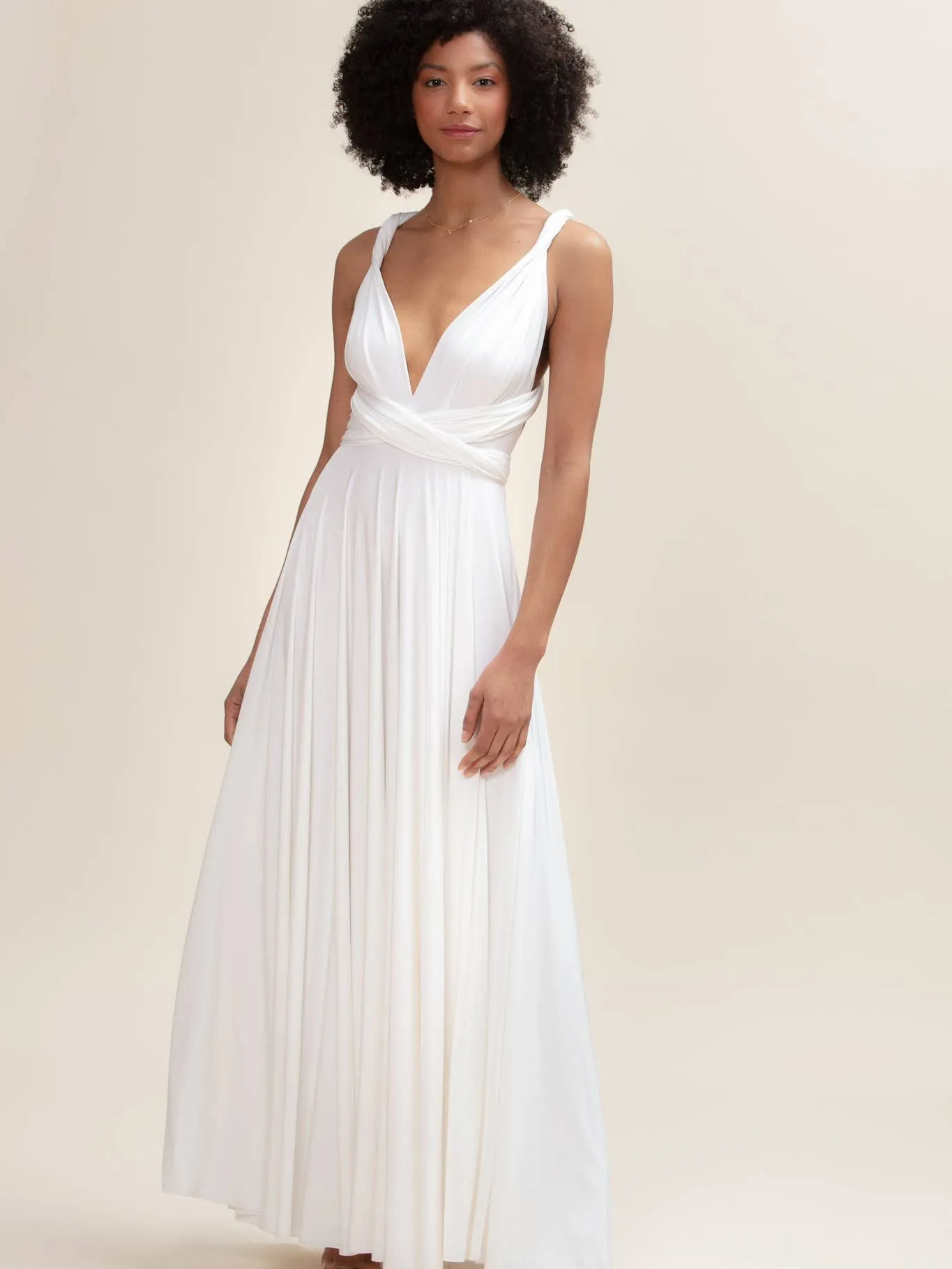 Twobirds New York / Convertible Wedding dress for Bride / Classic wedding dress in Ivory