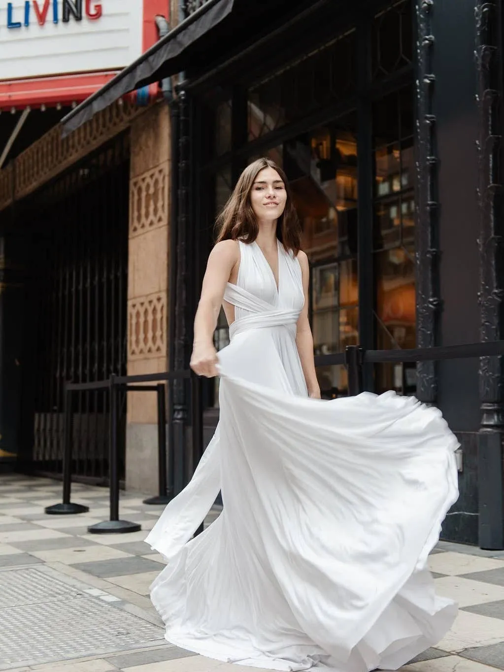 Twobirds New York / Convertible Wedding dress for Bride / Classic wedding dress in Ivory