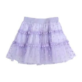 Velvet Heart Mesh Tutu Purple