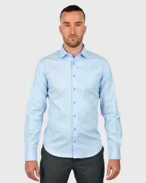 VINCENT & FRANKS S21LU010 L-BLUE SLIM SC SHIRT