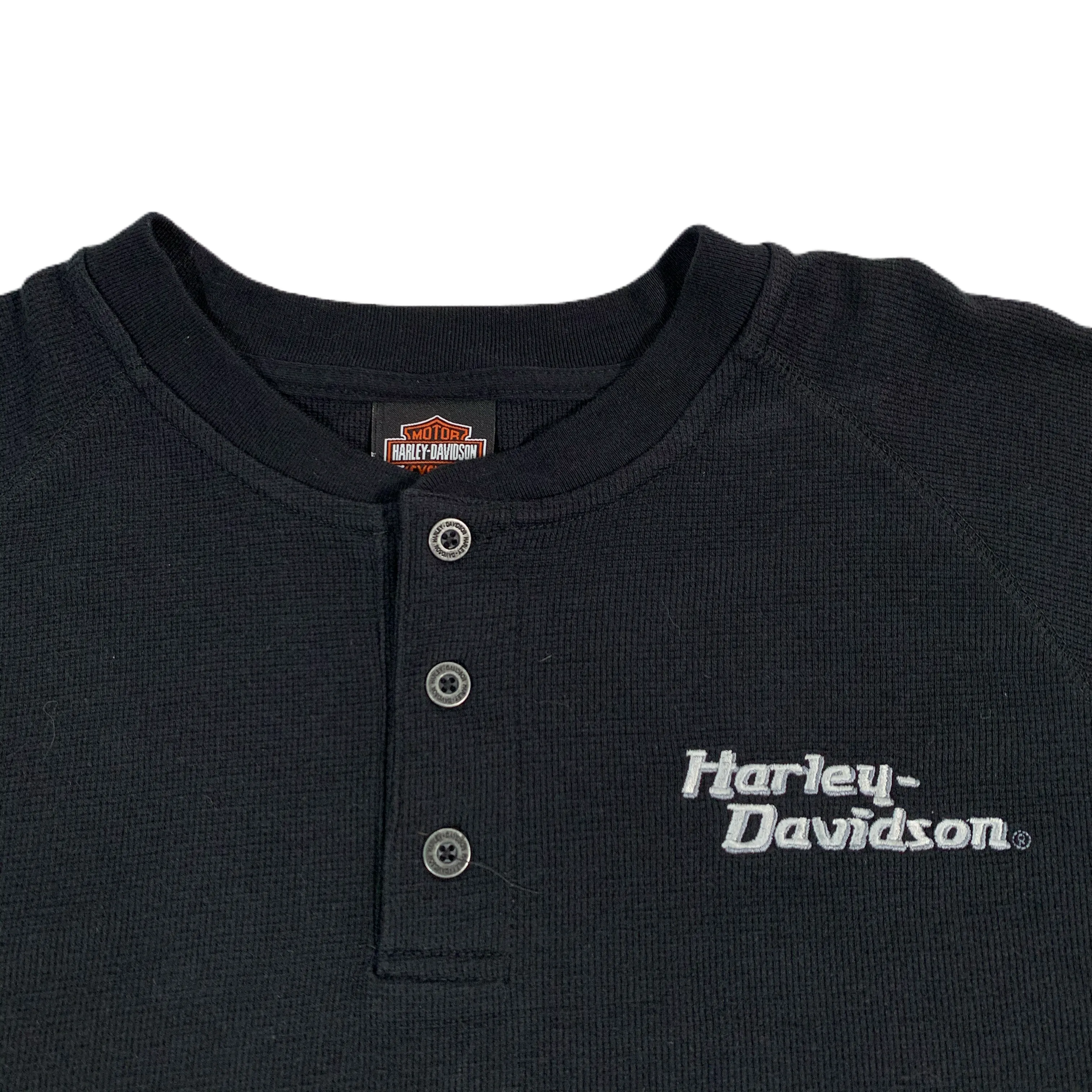 Vintage Harley-Davidson "York, PA." Henley Shirt