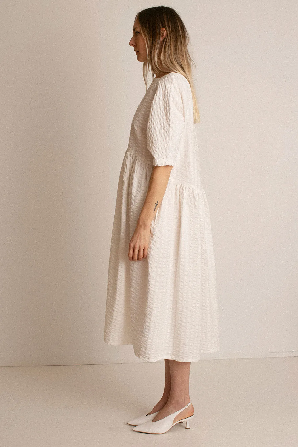 White Tradi Dress