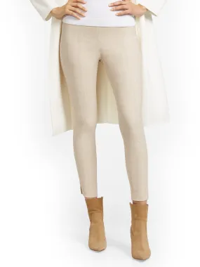 Whitney High-Waisted Pull-On Ankle Pant - Tan