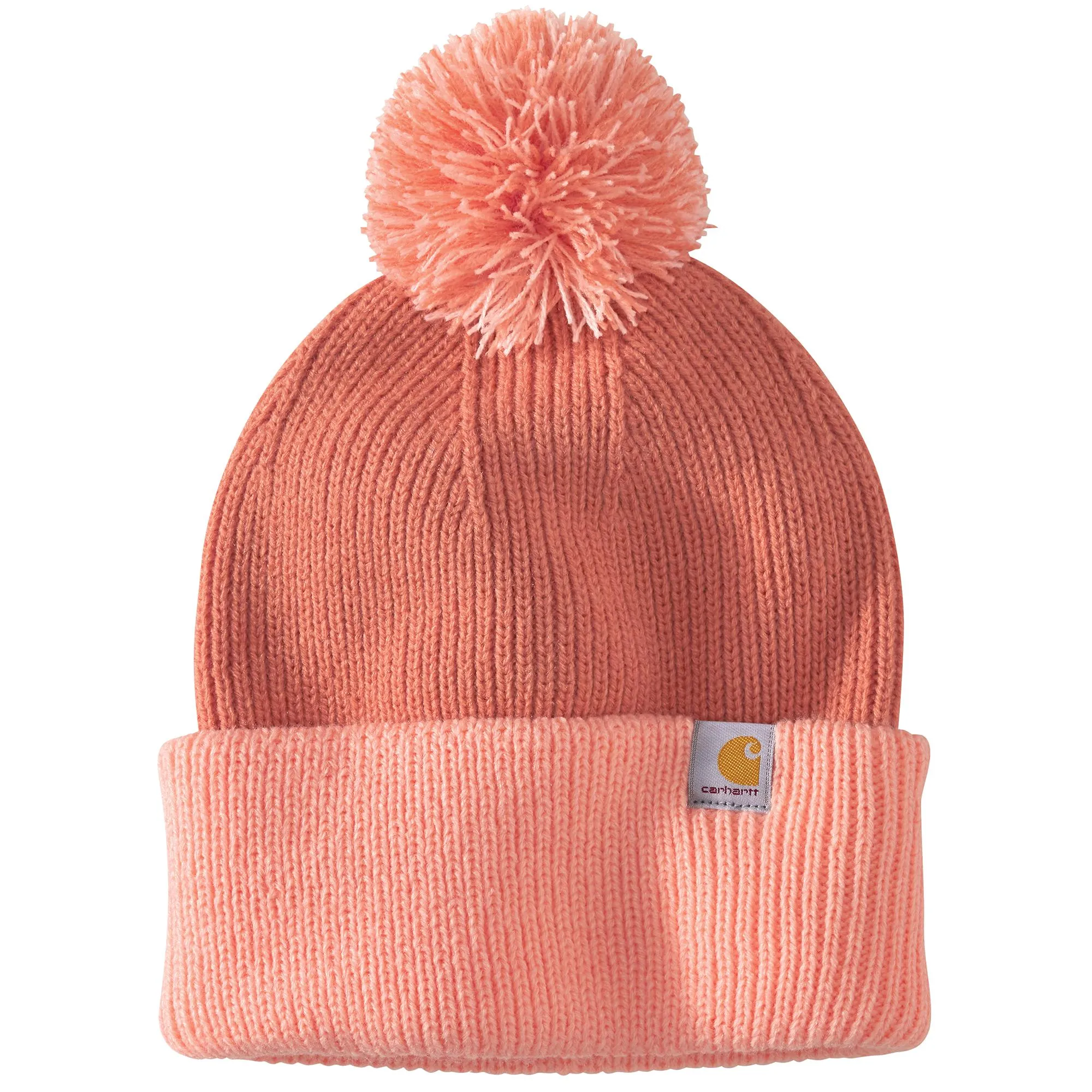 WOMEN'S KNIT POM-POM CUFFED BEANIE 106003