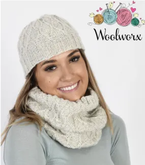 Woolworx Eight Diamond Hat & Cowl Knit Kit