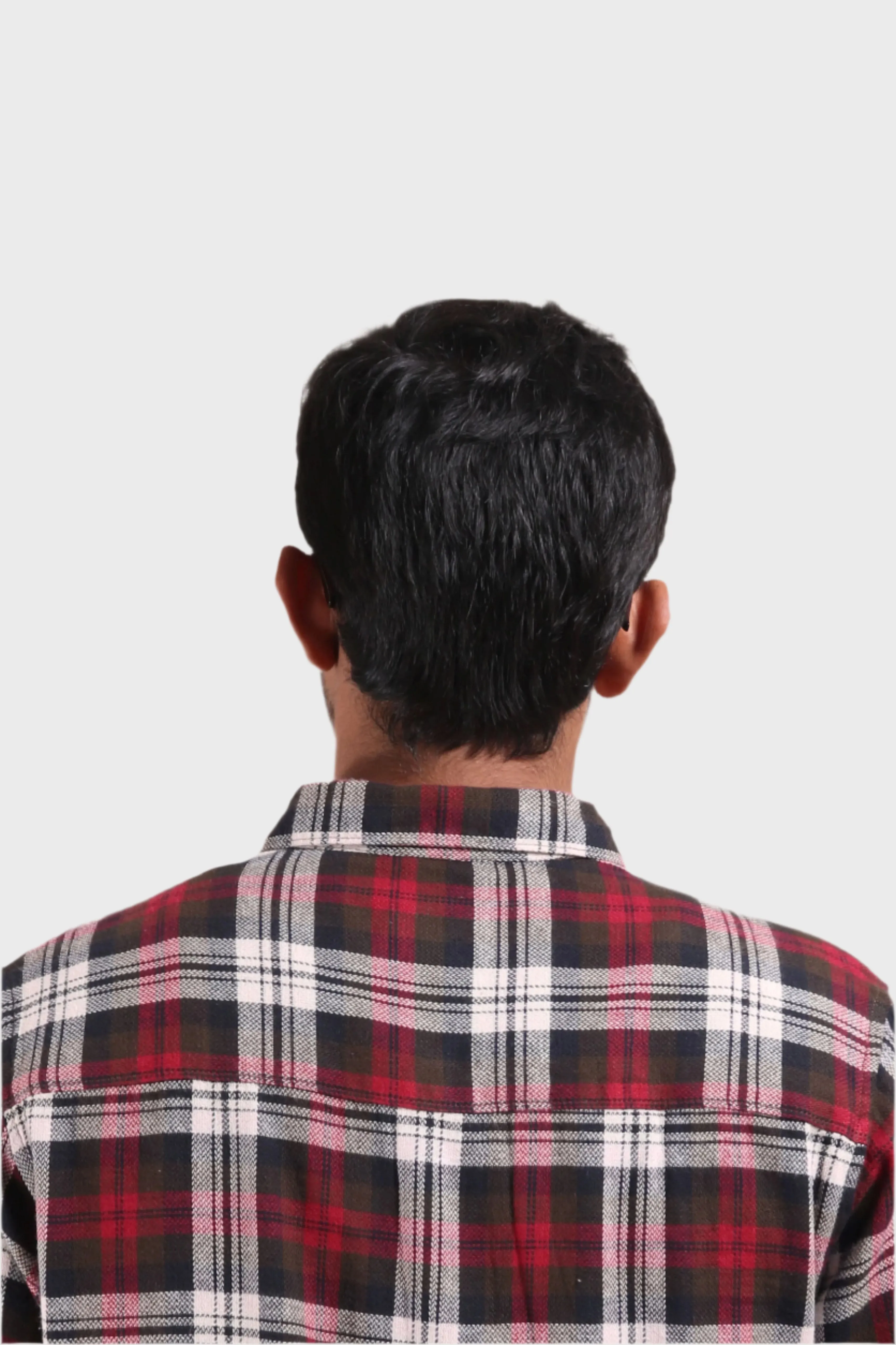 XKIND RED CHECKS REGULAR FIT SHIRT