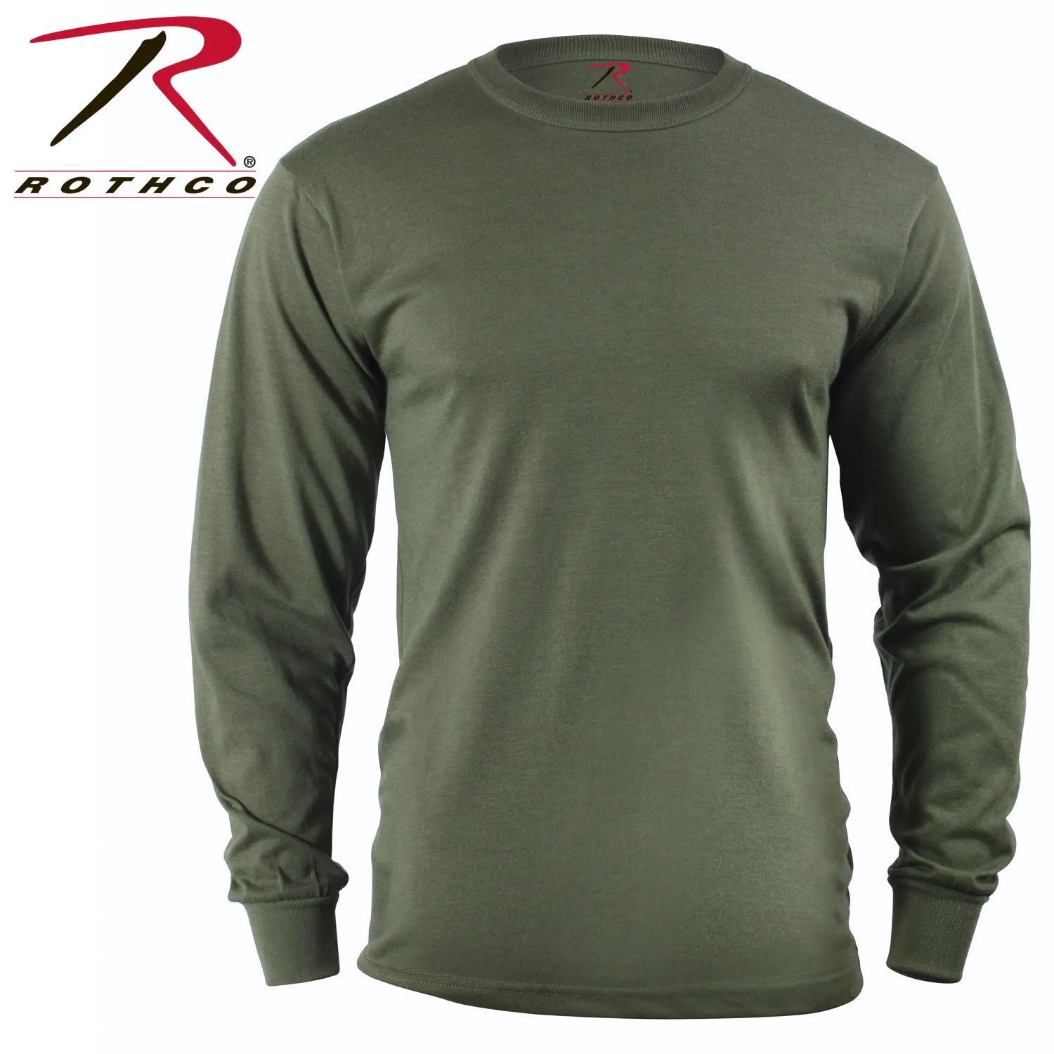 [Y.E.S] Rothco Long Sleeve Solid T-Shirt